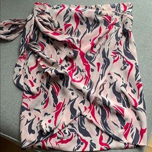 Isabel Marant silk wrap skirt